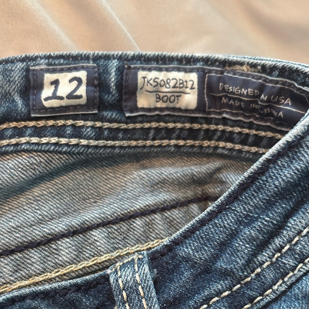 Miss Me Kids Dark Blue Jeans - Picture 4 of 4